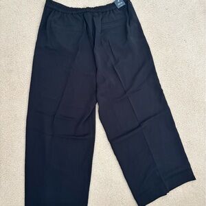 J. Crew Charcoal Wide-Leg Pants
